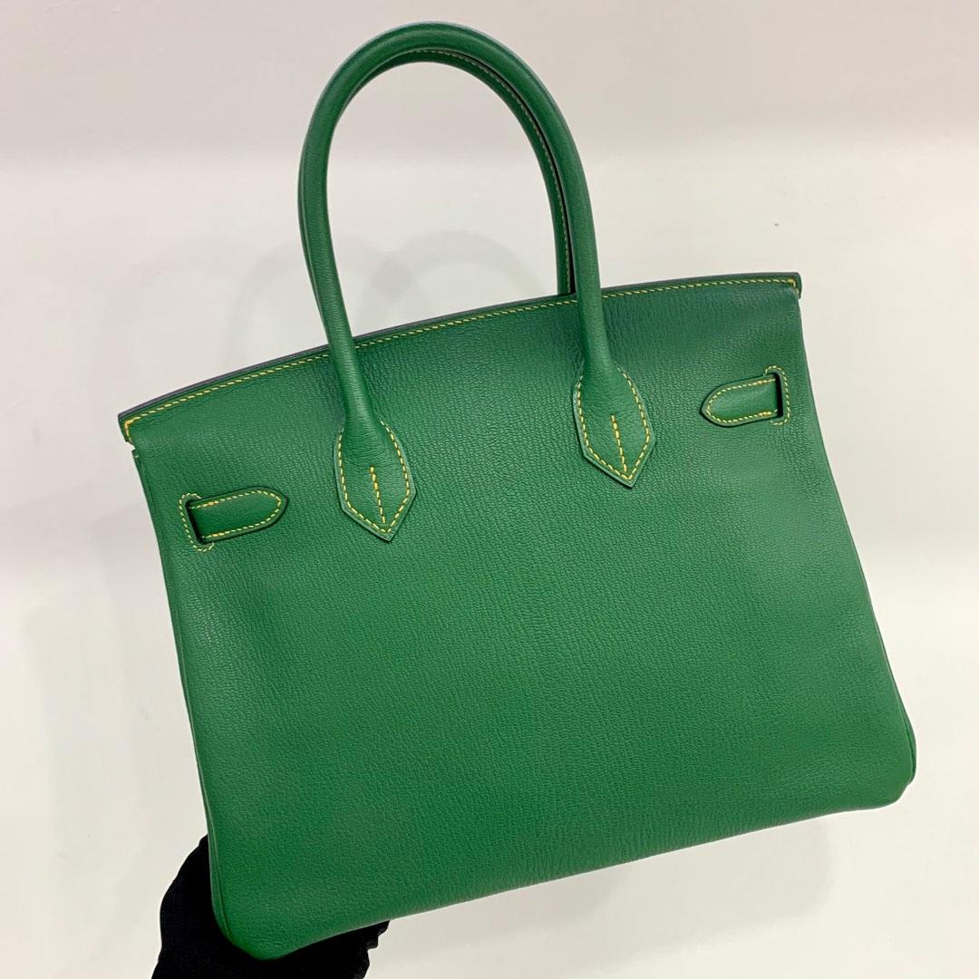 Hermès Birkin 30 Chèvre Vert Vertigo
