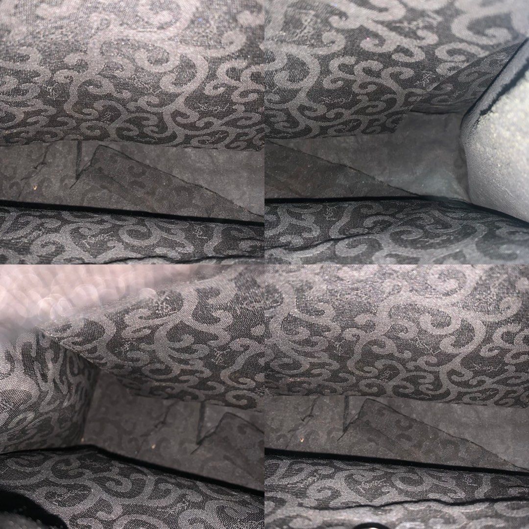 Yves Saint Laurent Vintage Leather Shoulder Bag Black